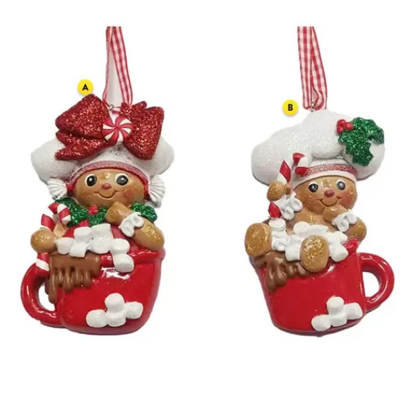 Best Sale Kurt Adler Gingerbread In A Mug Ornament