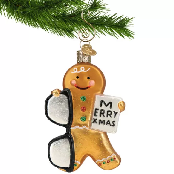 Cheap Old World Christmas Gingerbread Optometrist Ornament -