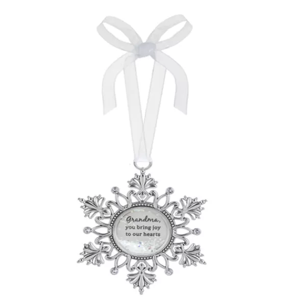 Clearance Grandma Snowflake Ornament Family Members