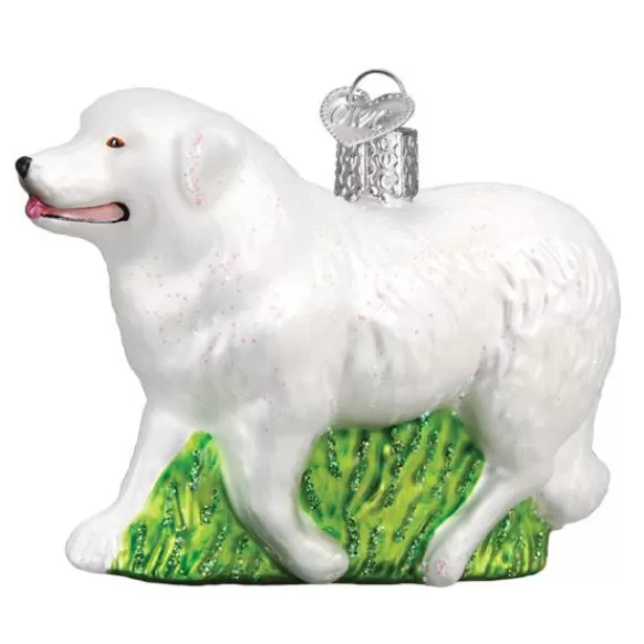 Discount Old World Christmas Great Pyrenees Dog Ornament -