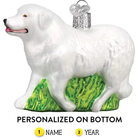 Discount Old World Christmas Great Pyrenees Dog Ornament -