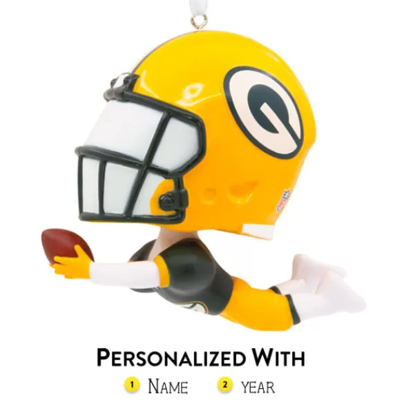 New Green Bay Packers Bouncing Buddy Ornament Nfl