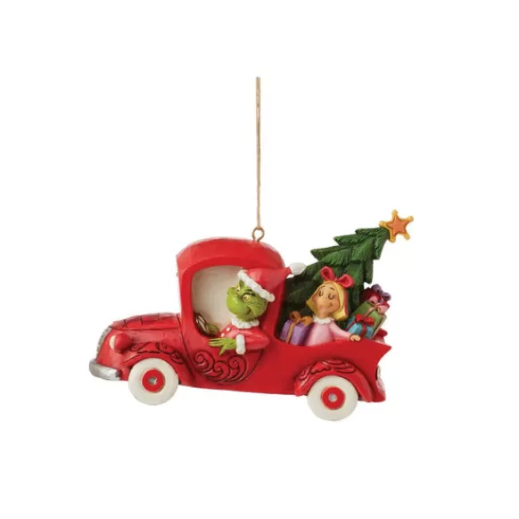 Flash Sale In Red Truck Ornament - Jim Shore Licensed Characters