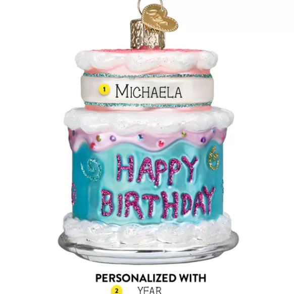 Cheap Happy Birthday Cake Ornament - Milestones & Special Occasions