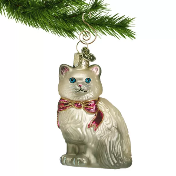 Fashion Old World Christmas Himalayan Kitty Ornament -