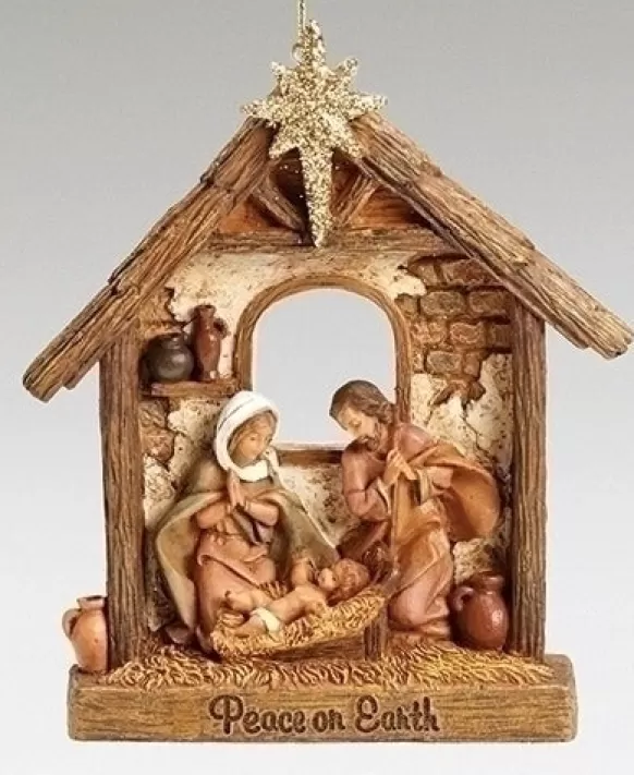 Best Sale Holy Family Nativity Scene Ornament Angels & Religious