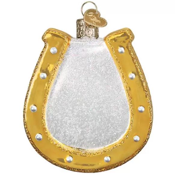 Fashion Horseshoe Ornament - Horse & Farm