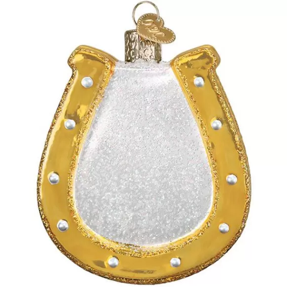 Fashion Horseshoe Ornament - Horse & Farm