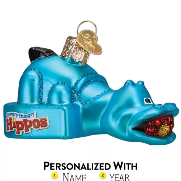 Online Hungry Hungry Hippos Ornament - Fun & Games