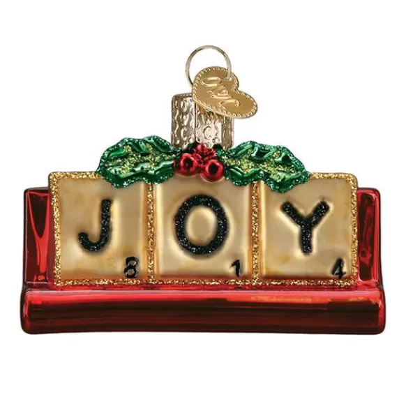 Online Joyful Scrabble Ornament - Fun & Games