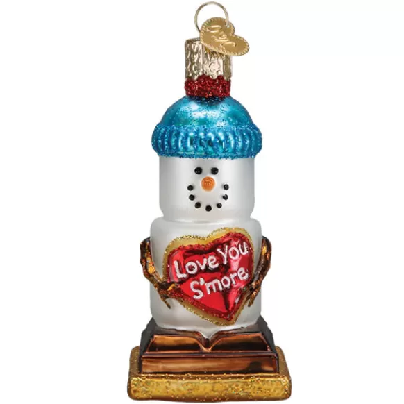 Best Sale Love You S'More Snowman Ornament - Couples