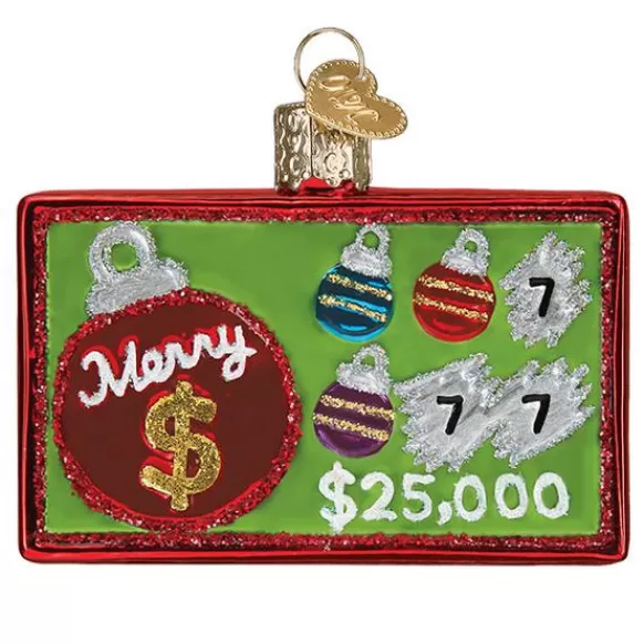 Cheap Merry Ticket Ornament - Fun & Games