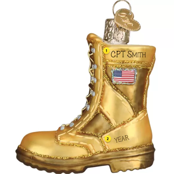 Online Military Boot Ornament - Military & Patriotic