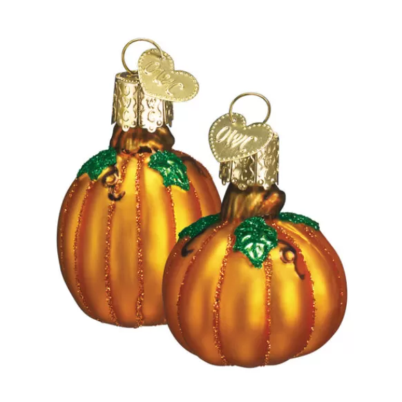 Sale Miniature Pumpkin Ornament - Halloween