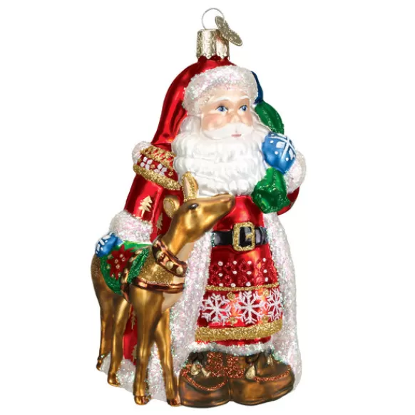 Store Old World Christmas Nordic Santa Ornament -