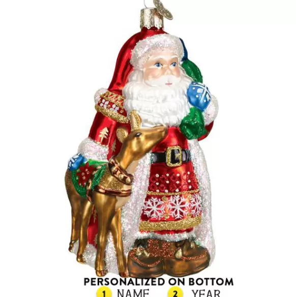 Store Old World Christmas Nordic Santa Ornament -