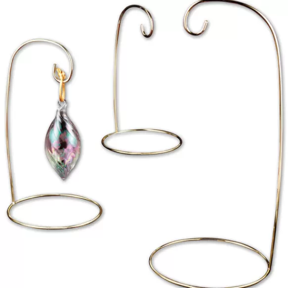 Cheap Ornament Stand - Assorted Brass Wire Single Stands Ornament Stands & Hooks