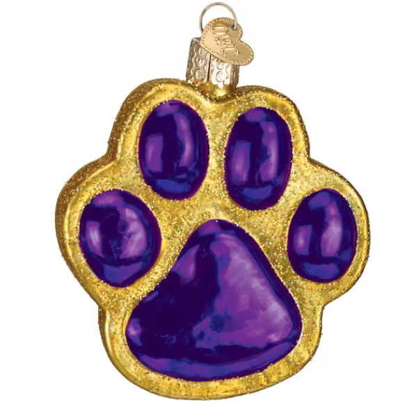 Cheap Old World Christmas Paw Print Ornament -