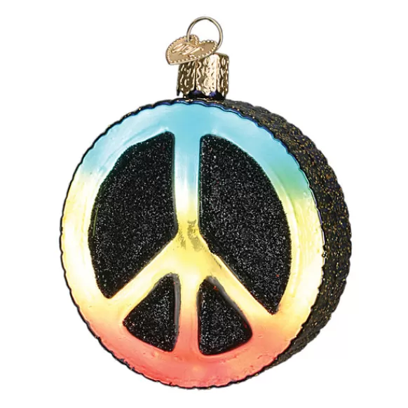 Fashion Peace Sign Ornament - For Her