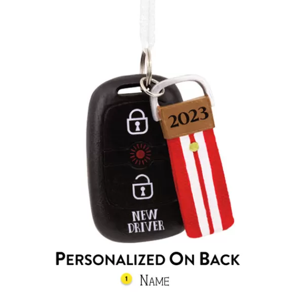 Online Personalized 2023 Dated New Driver Ornament New Drivers