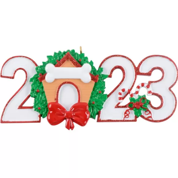 Best Sale Rudolph & Me Personalized 2023 Dog House Ornament