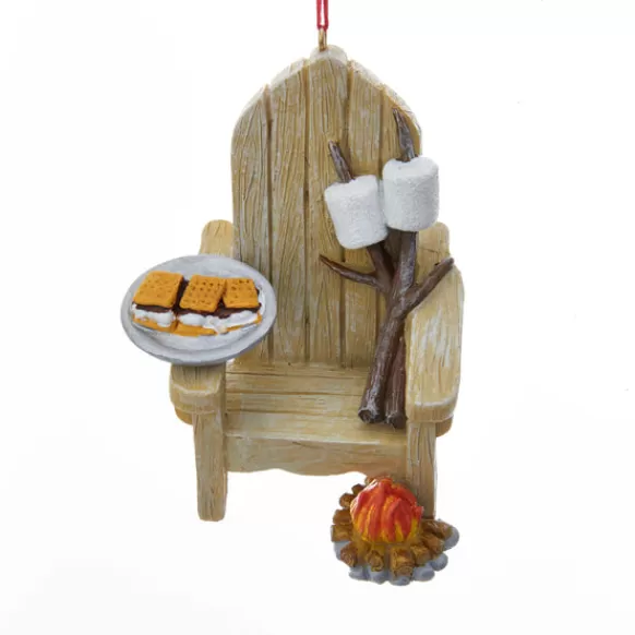 Best Kurt Adler Personalized Adirondack Chair With S'Mores Ornament