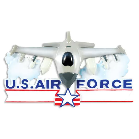 Store Personalized Air Force Fighter Jet Ornament Military & Patriotic