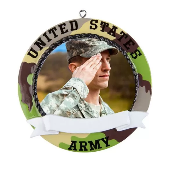 Clearance Personalized Army Picture Frame Ornament Picture Frames