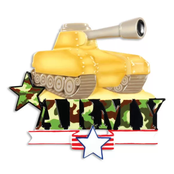 Shop Personalized Army Tank Ornament Military & Patriotic