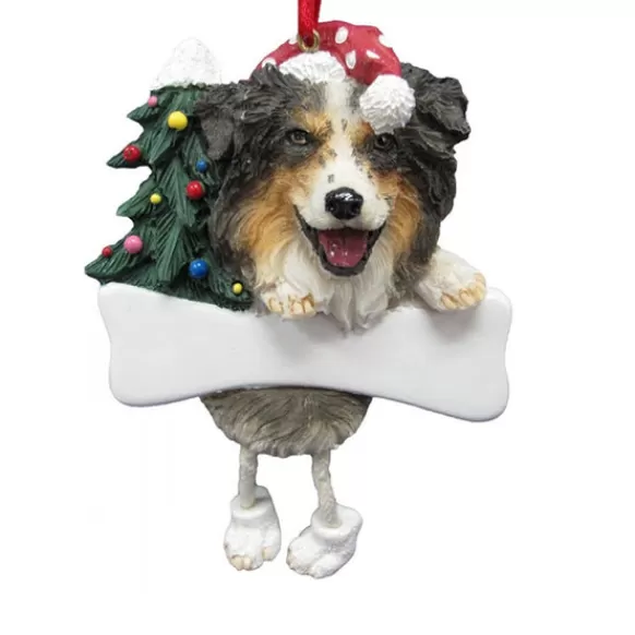 Store E & S Imports Personalized Australian Shepherd Dog Ornament