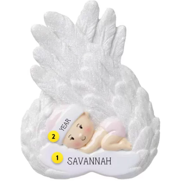 Best Personalized Baby Girl Angel Ornament Baby