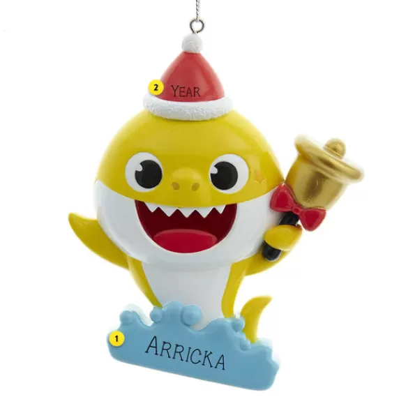 Cheap Personalized Baby Shark Ornament Kids