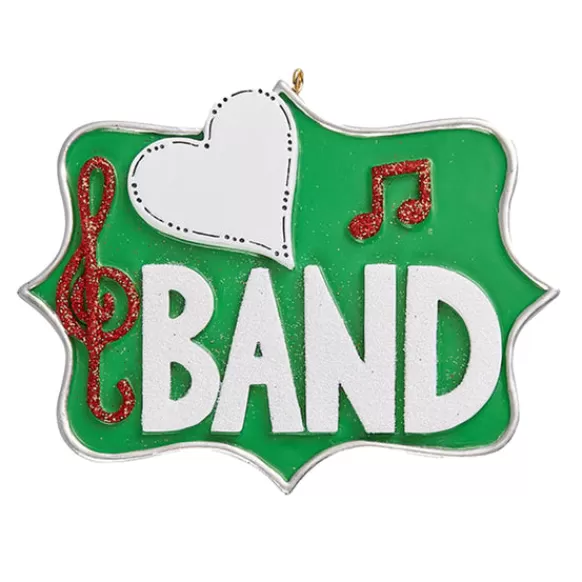 Cheap Personalized Band Ornament Music