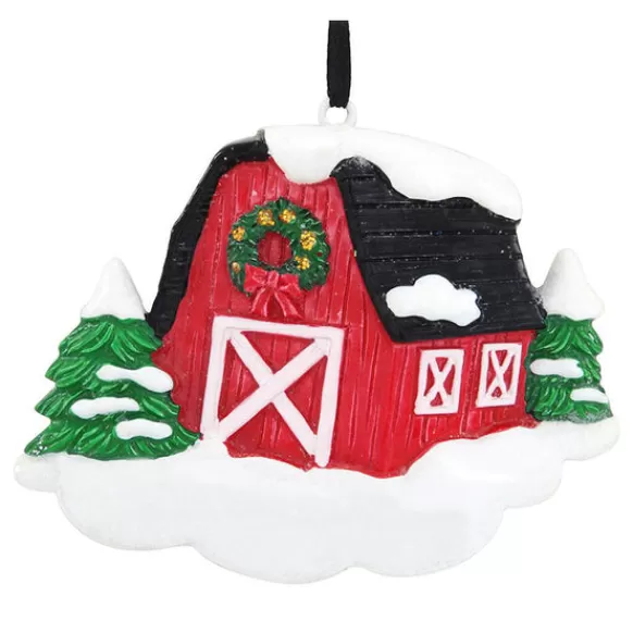 Clearance Personalized Barn Ornament Horse & Farm