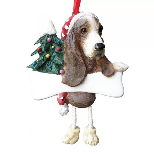 Online E & S Imports Personalized Basset Hound Ornament