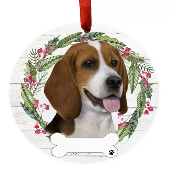 Clearance E & S Imports Personalized Beagle Ornament