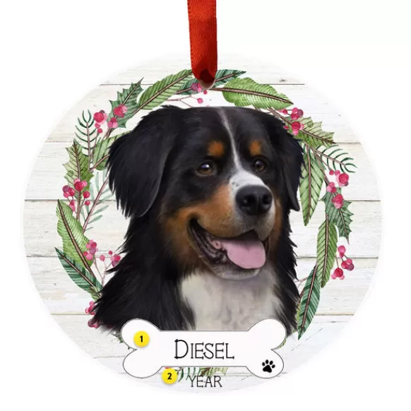 Shop E & S Imports Personalized Bernese Mountain Dog Ornament