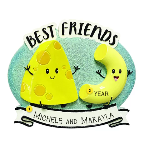 Sale Personalized Best Friends Mac And Cheese Ornament Friends