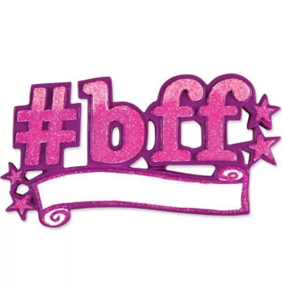 Shop Personalized #Bff Ornament Friends