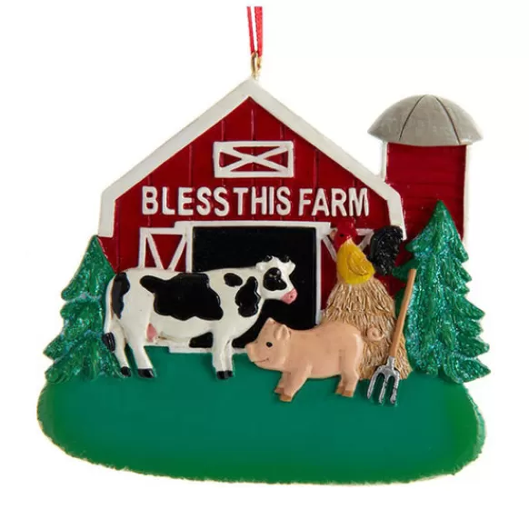 Cheap Personalized Bless This Farm Ornament Horse & Farm