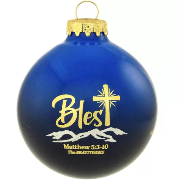 Cheap Personalized Blest Glass Bulb Ornament Angels & Religious