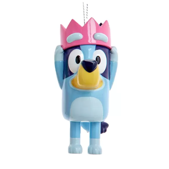 Outlet Personalized Bluey™ With Pink Crown Ornament Licensed Characters