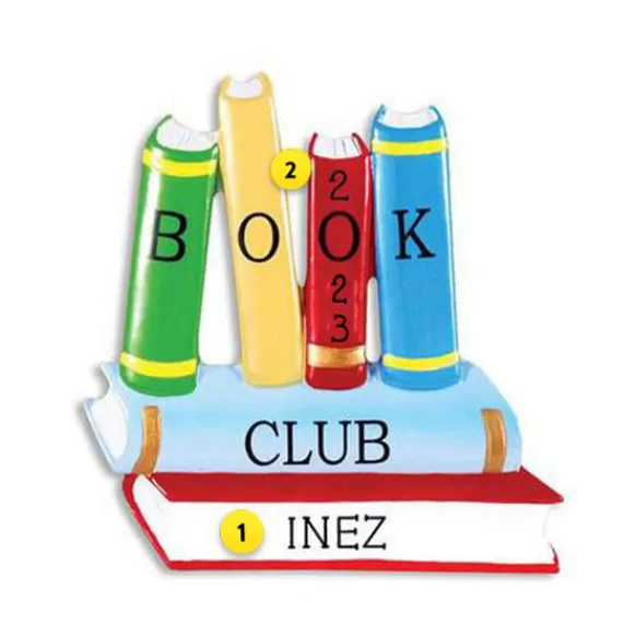 Best Personalized Book Club Ornament Hobbies & Activities