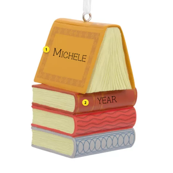 Discount Personalized Books Ornament School Days