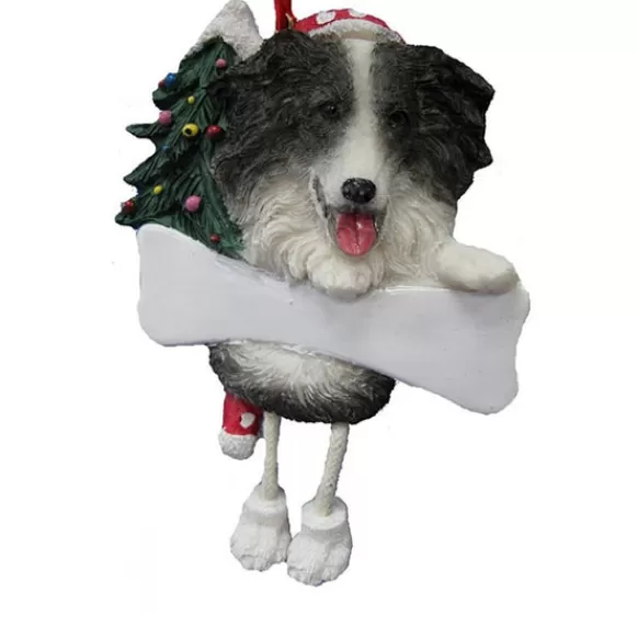 Shop E & S Imports Personalized Border Collie Dog Ornament