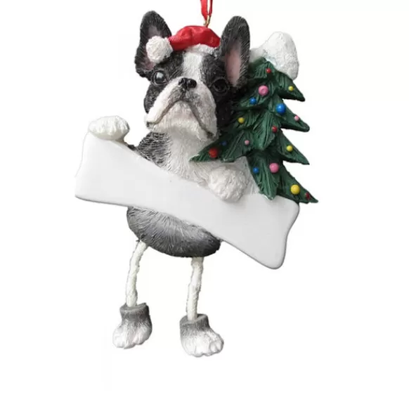 Fashion E & S Imports Personalized Boston Terrier Dog Ornament