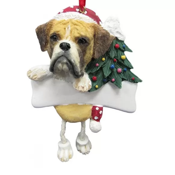 Online E & S Imports Personalized Boxer Dog Ornament - Uncropped