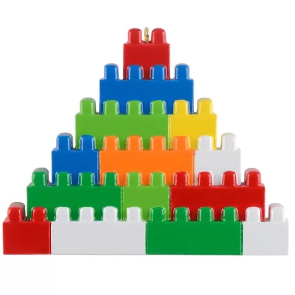 Cheap Personalized Building Blocks Ornament Fun & Games