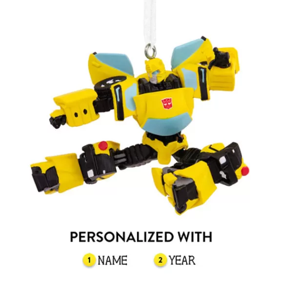 Fashion Personalized Bumblebee Transformers™ Ornament Licensed Characters