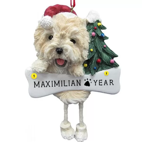 Fashion E & S Imports Personalized Cairn Terrier Dog Ornament